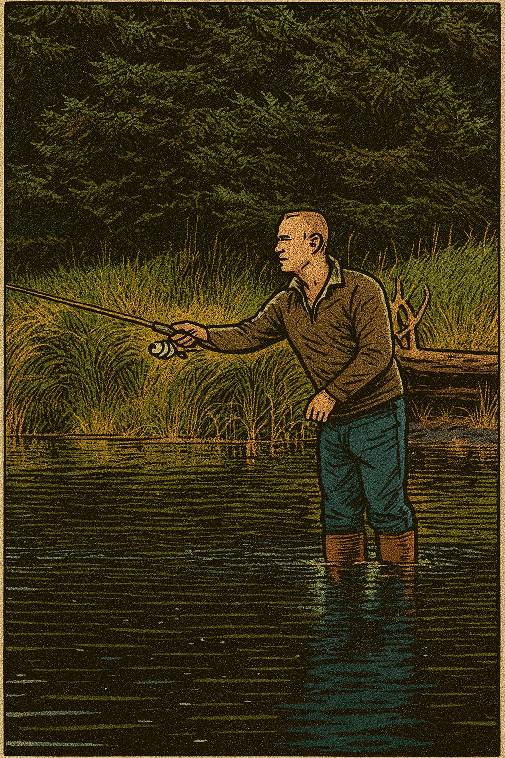 Fly Line Drift: French Roast -Dark