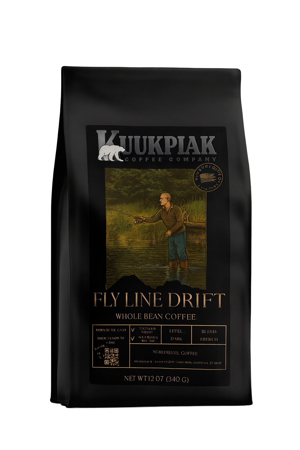 Fly Line Drift: French Roast -Dark