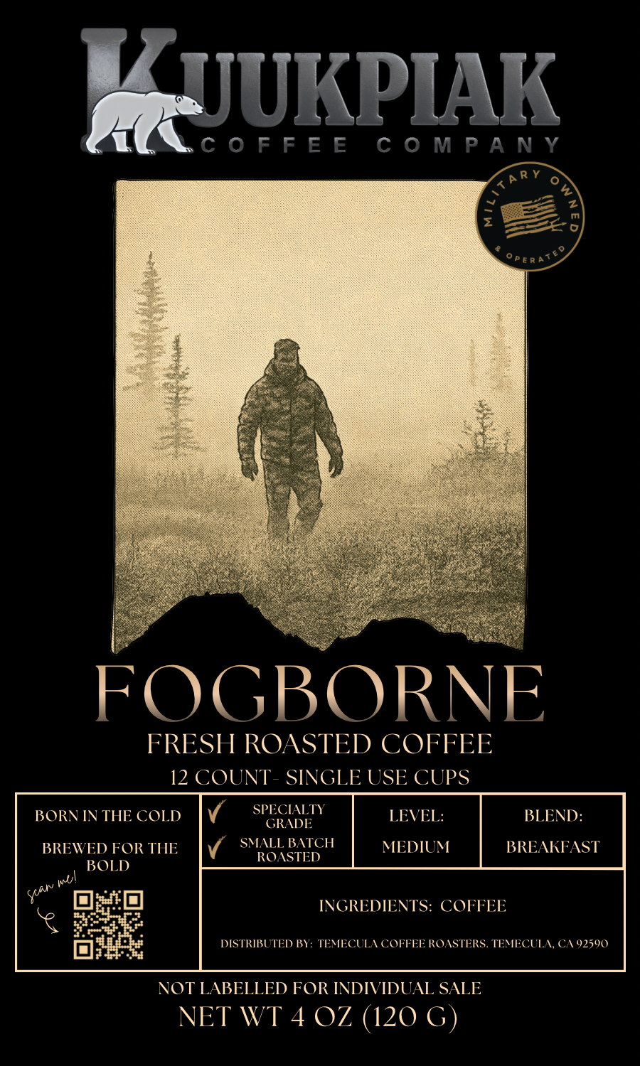 Fogborne: Breakfast Blend (Single-Use Cups) Medium