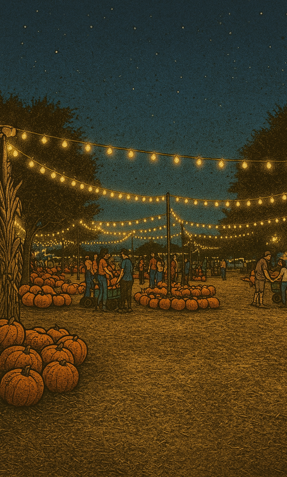 Harvest Lights: Pumpkin Spice                             Level: Medium