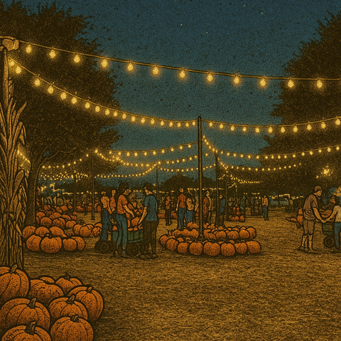 Harvest Lights: Pumpkin Spice -Medium