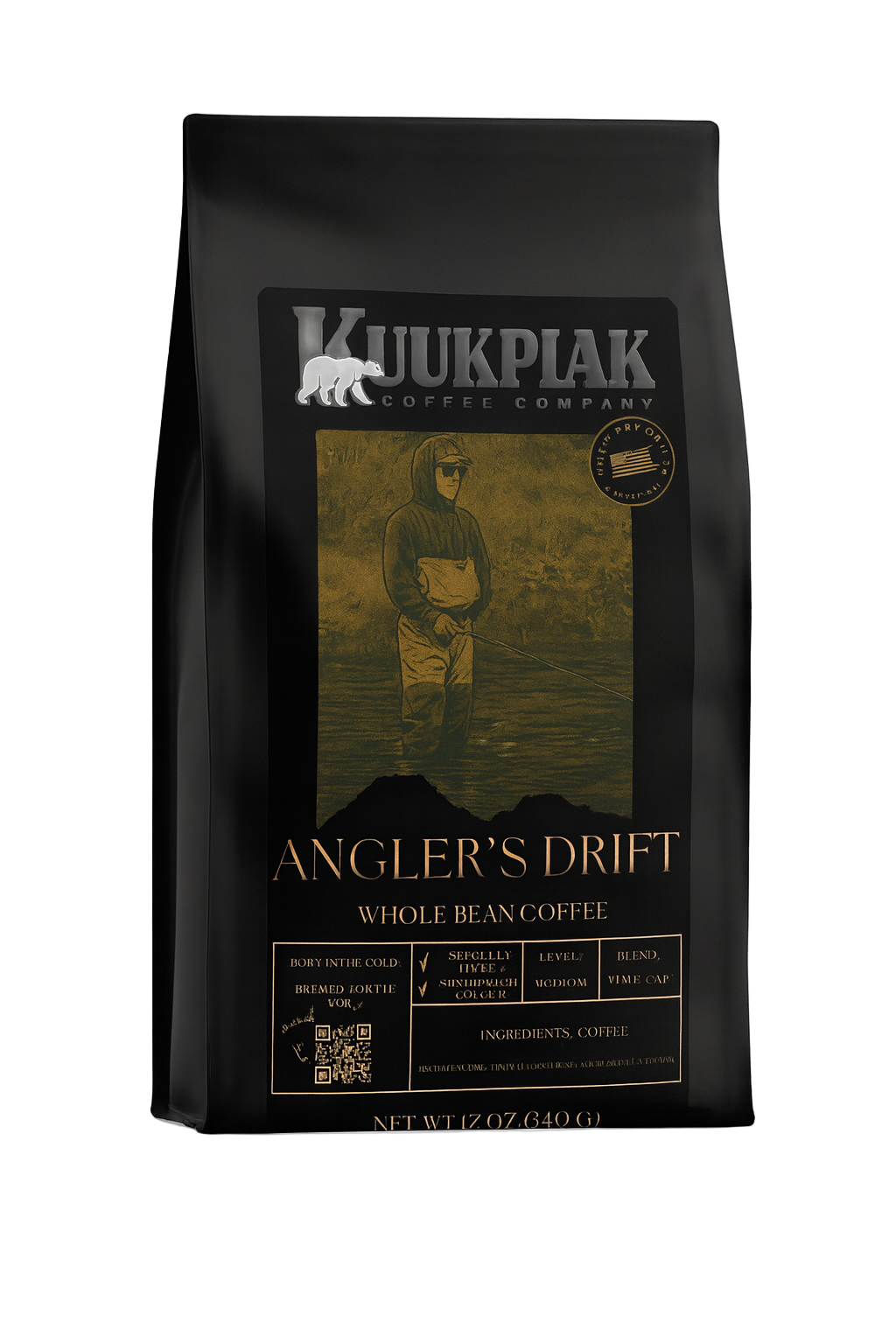 Angler's Line: Half-Caffeine  -Medium