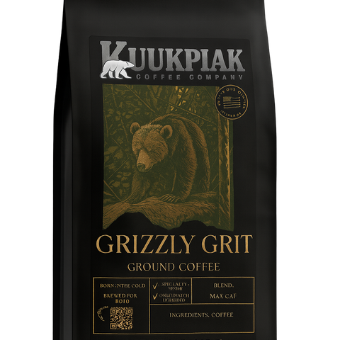 Grizzly Grit: Max Caf Blend -Medium + Light