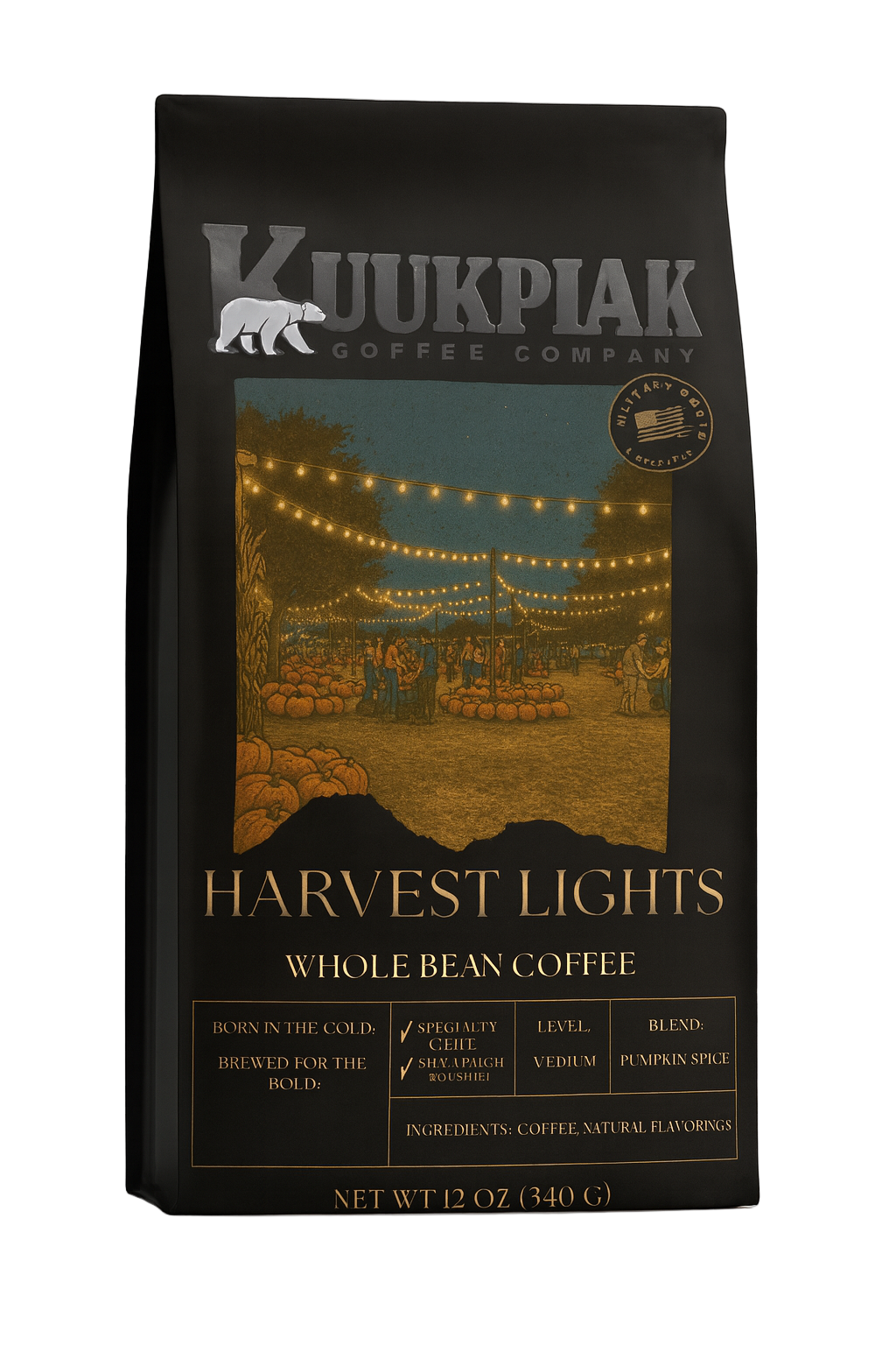 Harvest Lights: Pumpkin Spice                             Level: Medium