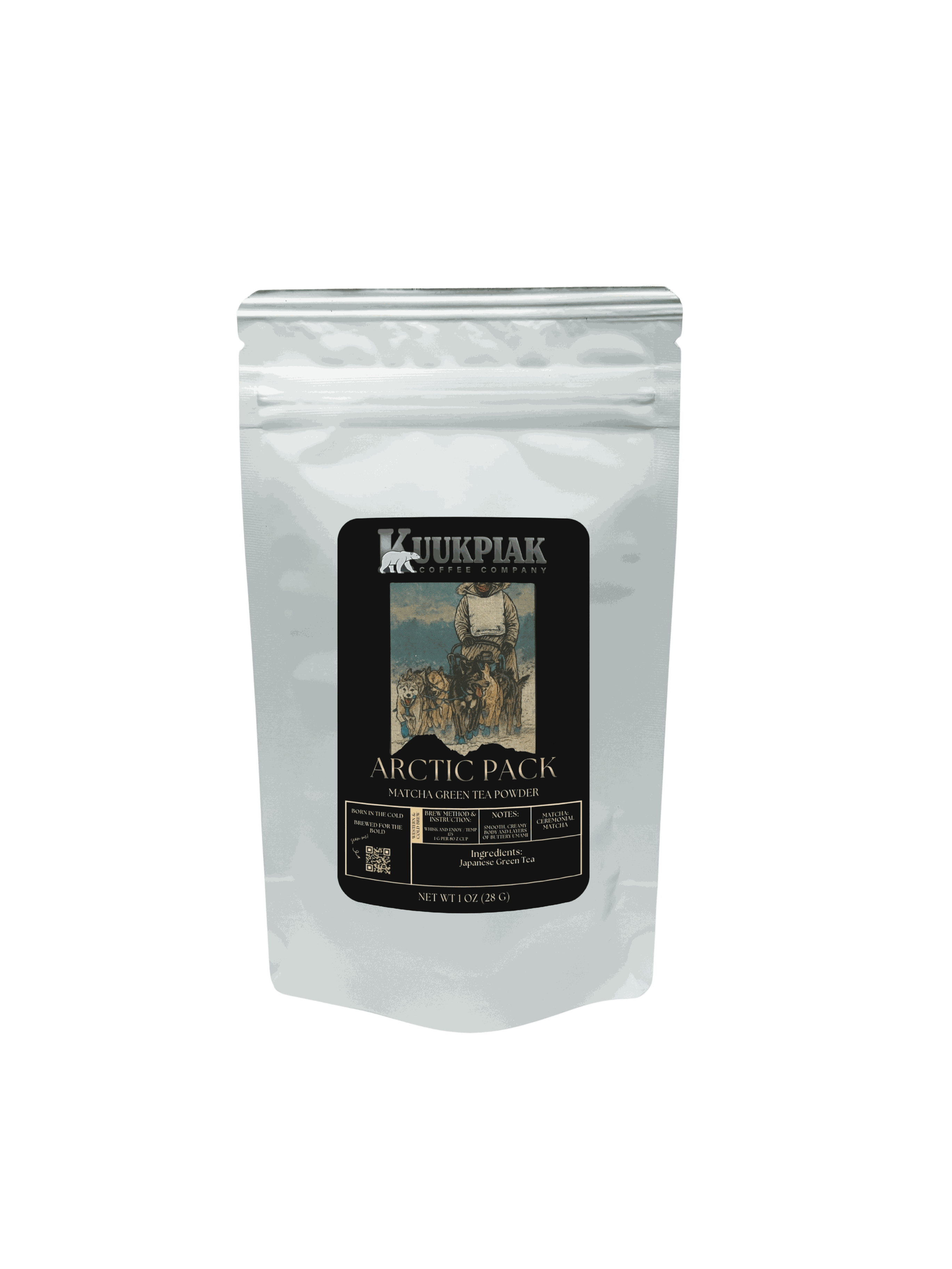 Ceremonial-grade Arctic Pack Matcha green tea powder