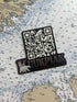 3-inch Kuukpiak Coffee QR code sticker with polar bear logo